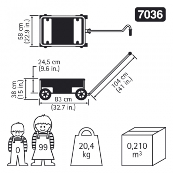 Preview: Rabo Spielwagen 7036
