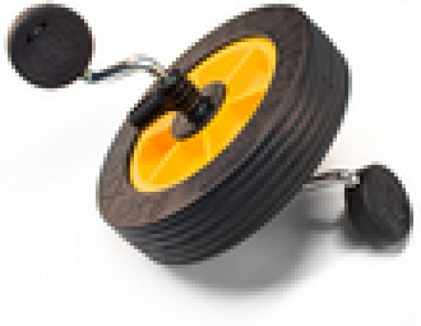 Vorderrad mit Pedale (250x50mm)